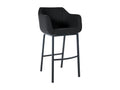 Bar stool - Felt / Metal - Anthracite - Zensova YTFI56566