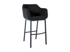 Bar stool - Felt / Metal - Anthracite - Zensova YTFI56566