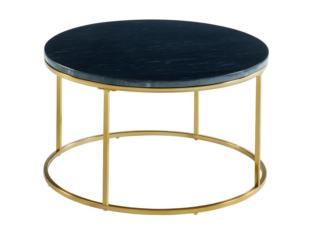 Zensova Nesting Coffee Tables - Zensova Marble and Gold-Plated Metal PWNY20681