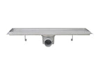 Set of two silver drainage channels 53x14x70 cm 02 0003025 TMJE00669