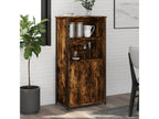 Smoked oak tall sideboard 62x36x121.5 cm engineered wood LFIR93683