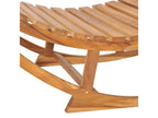Rocking chaise lounge, solid teak wood, VDZB44400