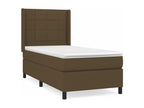 Zensova bed with mattress, dark brown, 90x190 XLFF50063