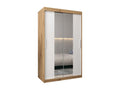 Zensova 1 Sliding Door Wardrobe 200/120/62 2 Doors Zensova/ White UQYC65688
