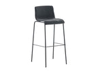 Bar stool x1 grey metal 43x48x100 cm 10 0004955 CHZU99706