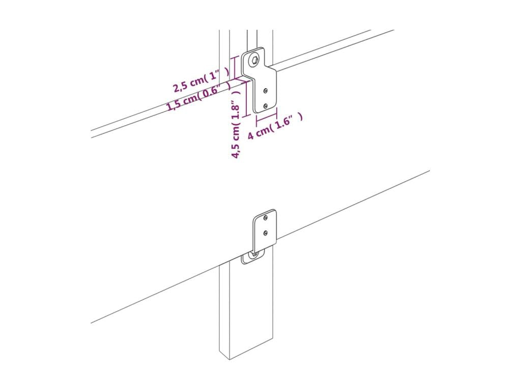 Headboard with wings, light grey, 203x16x118/128 cm, fabric OWJL70400