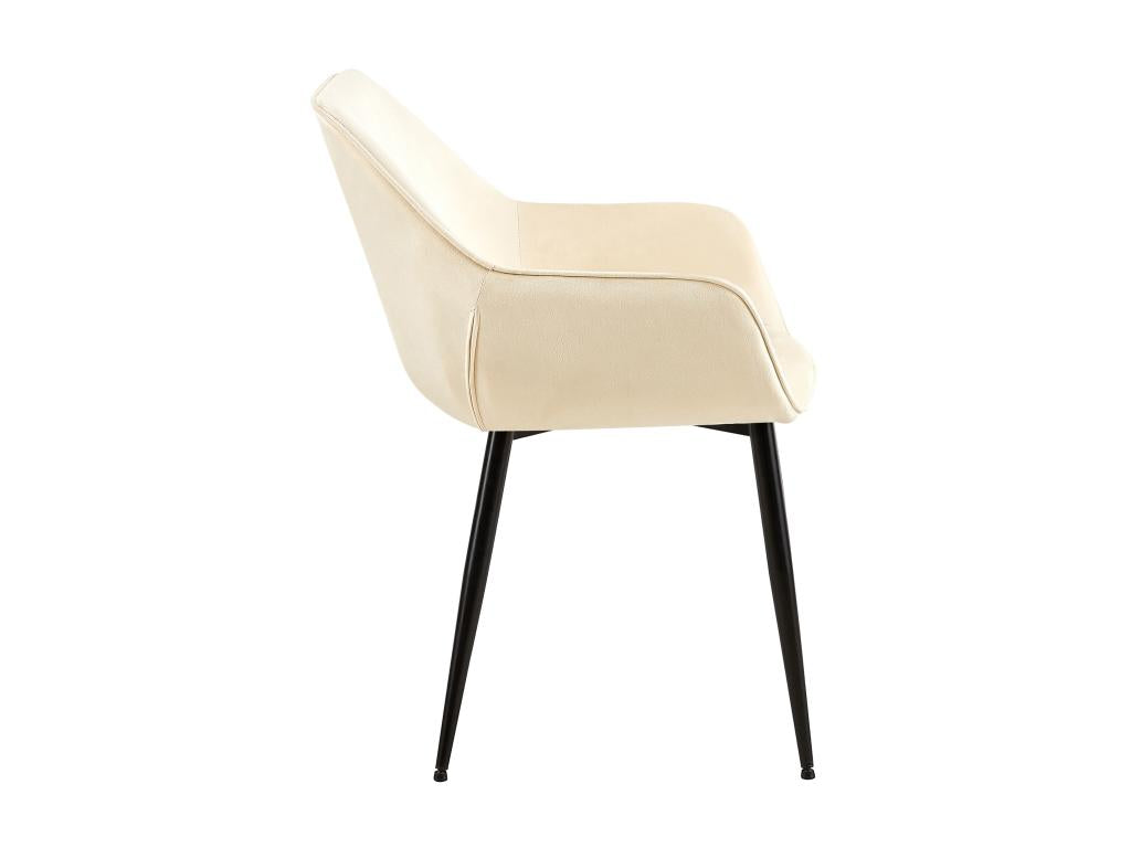 Set of 2 armchairs - Velvet - Cream - Zensova HFSL43289