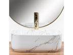 Shiny ElarivaWhite Countertop Washbasin ELDY24933