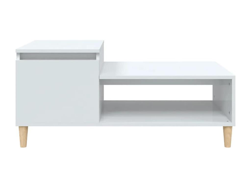 Glossy white coffee table 100x50x45 cm Zensovaing¨¦nierie QYUI18870