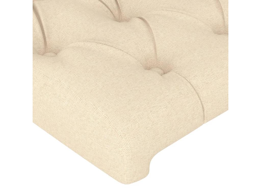 LED headboard Cream 203x16x78/88 cm Zensova WRQF43834