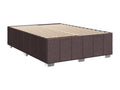 Bed frame without mattress dark brown 160x200 cm Zensova FXKF11138
