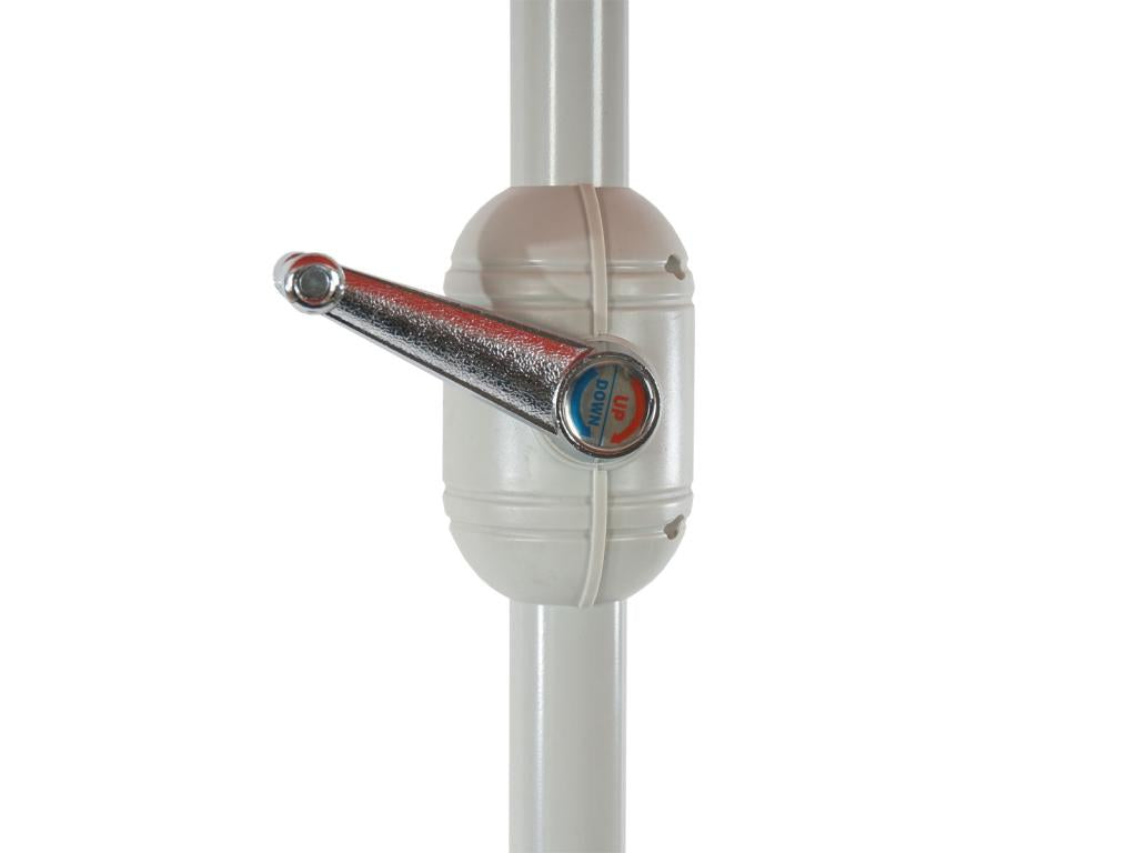 Half semi-circular aluminum balcony parasol Zensova 285x145x208 cm 04 0003846 DTBY19250