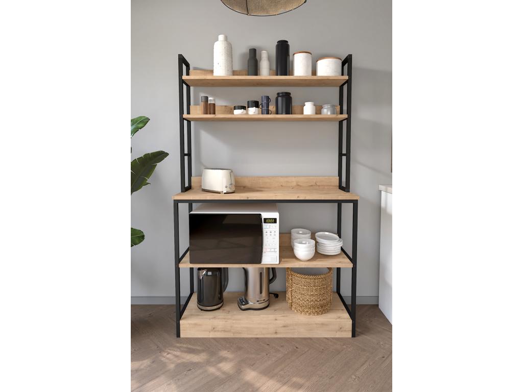 5-Tier Metal Kitchen Shelf 161x101x36 Zensova YWSA58134