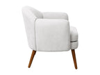 Upholstered armchair with modern armrests FKOO94773