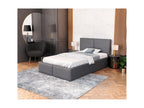 Lumenao 120x200 Storage Bed - Slatted Base Included Dark Grey IZNN66999