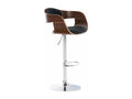 Bar stool x1, brown wood, 50x48x88 cm, 10 0005044 SMMM61624