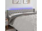 LED headboard Light gray 203x16x78/88 cm Zensova TGBM13424