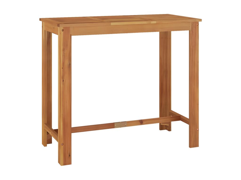 Elariva Premium - Garden bar table 120x60x105 cm Solid Elariva wood ETKZ63781