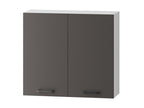 Lysvia 5-piece complete kitchen in matte grey/oak finish - Length 120/180 cm EQMO14000