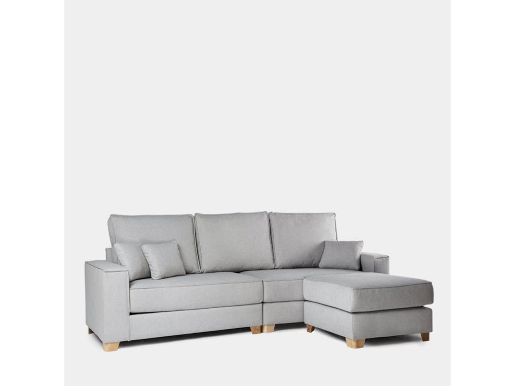 Modular sofa in Zensova gray 280x100 cm-Zensova TVJW56754