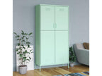 Mint Green Cabinet 90x50x180 Steel TCQQ93968