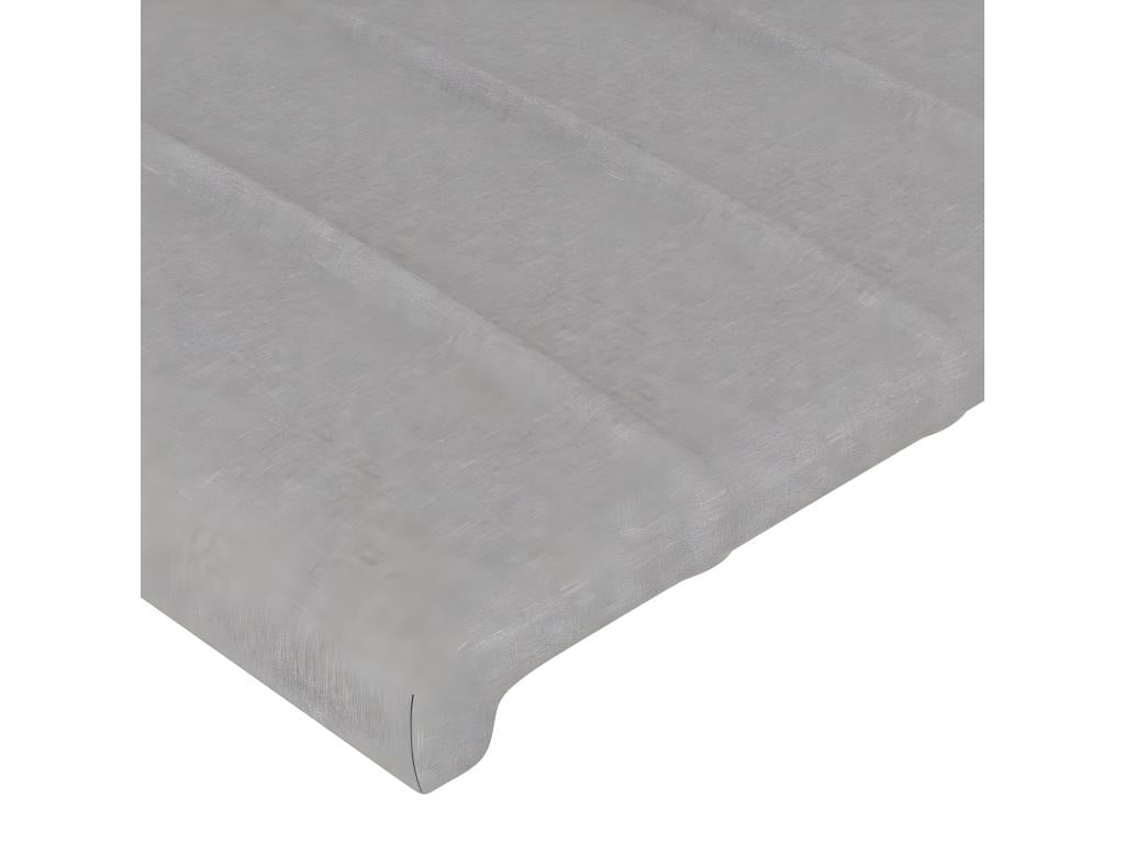Headboards 4 pcs Light gray 72x5x78/ 88 cm Zensova VIQE94575
