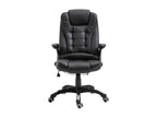 Black Faux Leather Office Chair GQFI78887