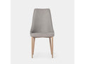 Grey fabric dining chair 45x95 cm - Elariva YJSM77563