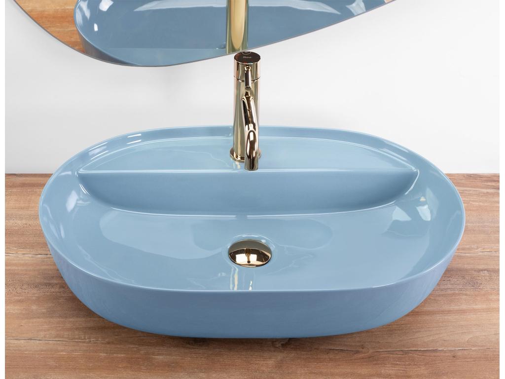 Countertop Washbasin 61 Blue SUKN87206