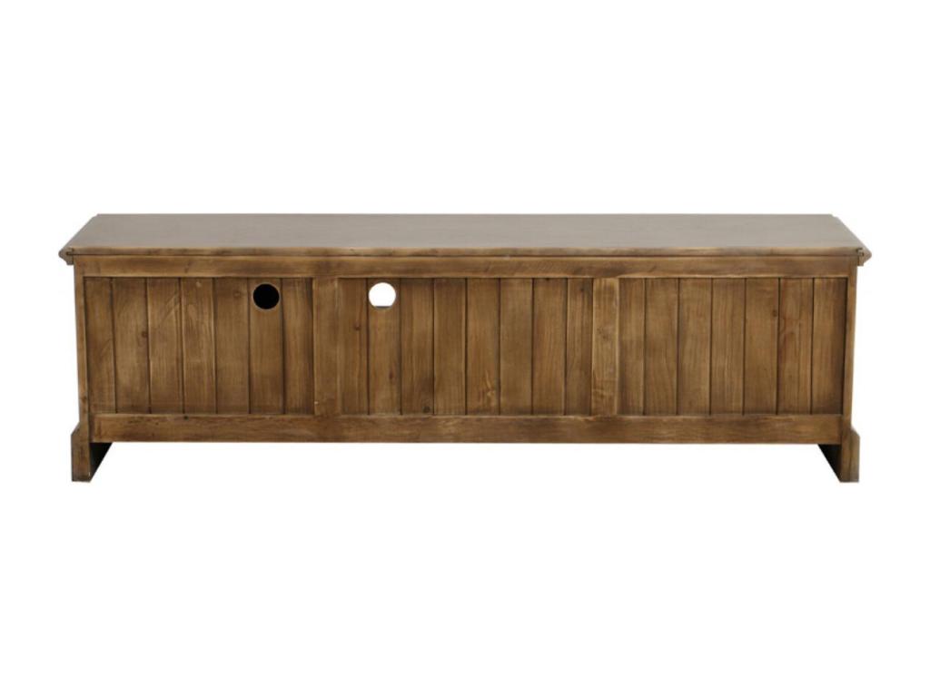 Brown Wood TV Stand - Natural Zensova FQCL90137