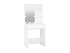Dressing table with white LED lighting, 60x40x140 cm, TLVB26613