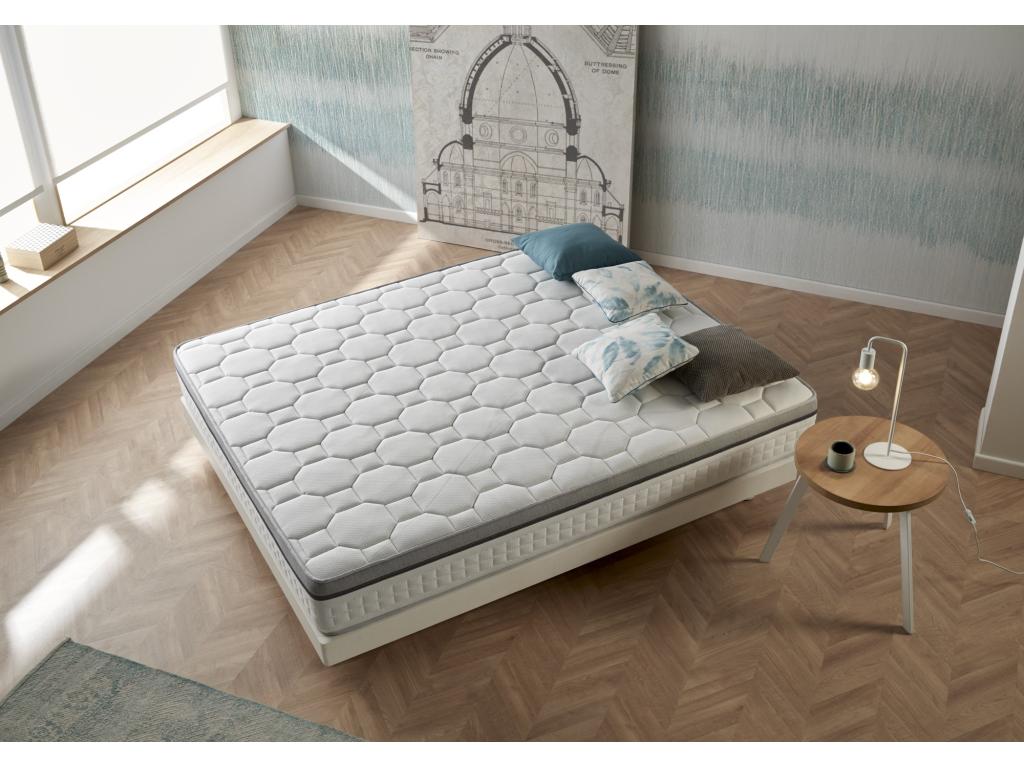 Pocket spring mattress with viscose, 67.5x180 cm, Zensova Spring, 31 cm high / -2. GVNP23198