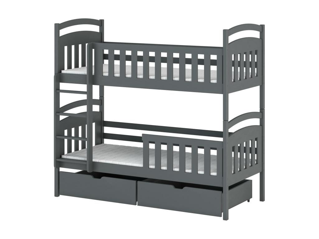 BB002 Bunk Beds 80x180 cm Graphite FDOH11444