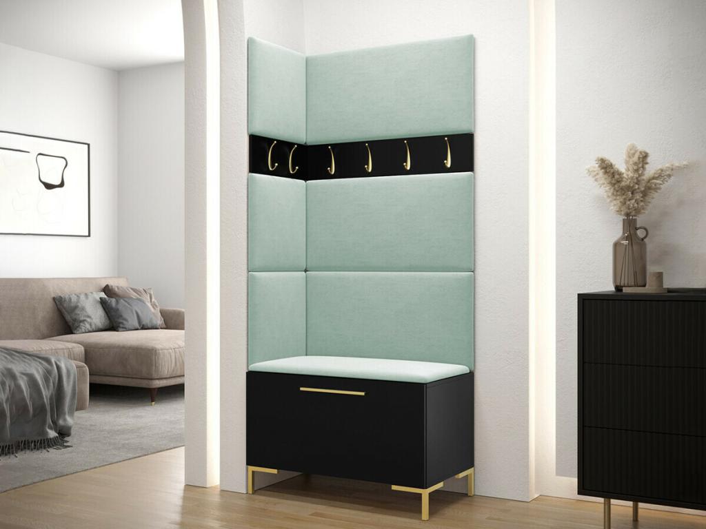 Zensova 103 entryway unit, 196x84x46cm, Zensova Laminate - Wall-mounted - Freestanding HMAQ59405