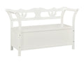 White Bench 107x45x75.5 cm Solid Fir Wood TMQB74771