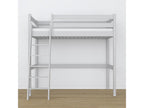 Wooden loft bed N03 Grey 100x200 TXGK96671