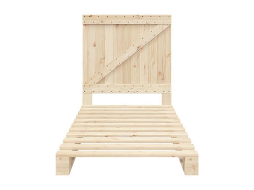 Bed frame without mattress with headboard 90x200 cm HUVL55300