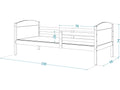 Children's Bed 90x190 Pine - Pink. Comes with slatted bed bases. KUTH15886