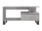 Coffee table Concrete gray 90x49x45 cm Zensovaing¨¦nierie WEOQ61367