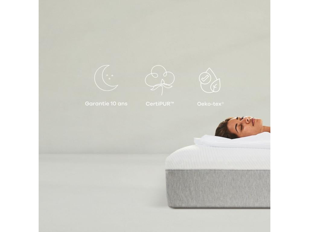 Original Hybrid Mattress - 25 cm Thick - Removable Cover - 140x190 cm PBFV32647
