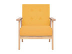 Yellow Fabric Armchair NHOL00319