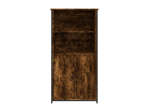 Smoked oak tall sideboard 62x36x121.5 cm engineered wood LFIR93683