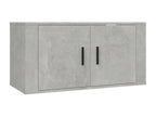 Wall-mounted TV unit, concrete grey, 80x34.5x40 cm EFTZ22396