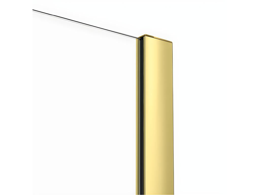 Gold shower door 160 cm 4 panels sliding left Zensova GOLD ZTTQ66933