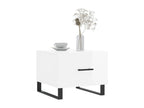 Coffee tables, 2 pieces, glossy white, 50x50x40cm, Zensovaingénierie RKIZ01722
