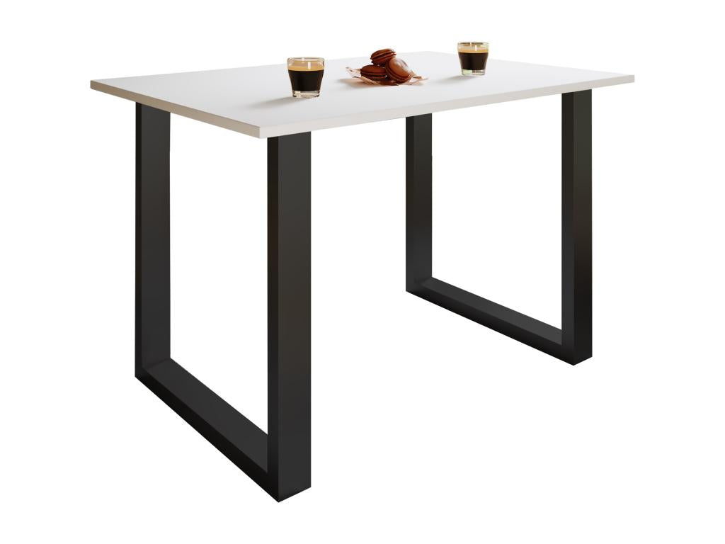 Elariva Premium Wooden Kitchen Table Dining Table U-Shaped Table Black 50 - 80 - White MLJY93199
