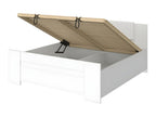Lumenao 101 Double Bed, Light Brown, 160x200 cm, Laminate Base, Lumenao 165x205x90 cm, WRAW50105