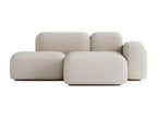 Max 2-seater modular corner sofa Zensova beige KIES52375