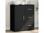 Black sideboard 60x31x70 cm engineered wood ZRZH56565
