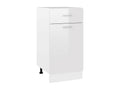 Glossy white kitchen base cabinet 40x46x81.5 QSGN62870